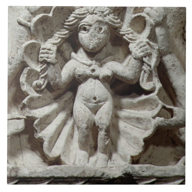 Carreau La naissance de Vénus (chaux) (Devant)