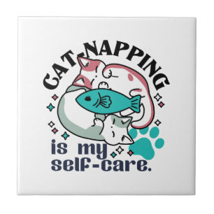 Carreau La Nappage De Chats Est Mon Soin Personnel : Chats