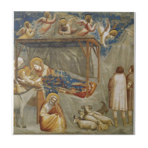 Carreau La Nativité de Jésus Christ par Giotto