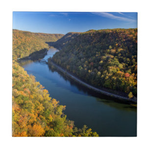 Carreau La New River Gorge à Hawks Nest State Park