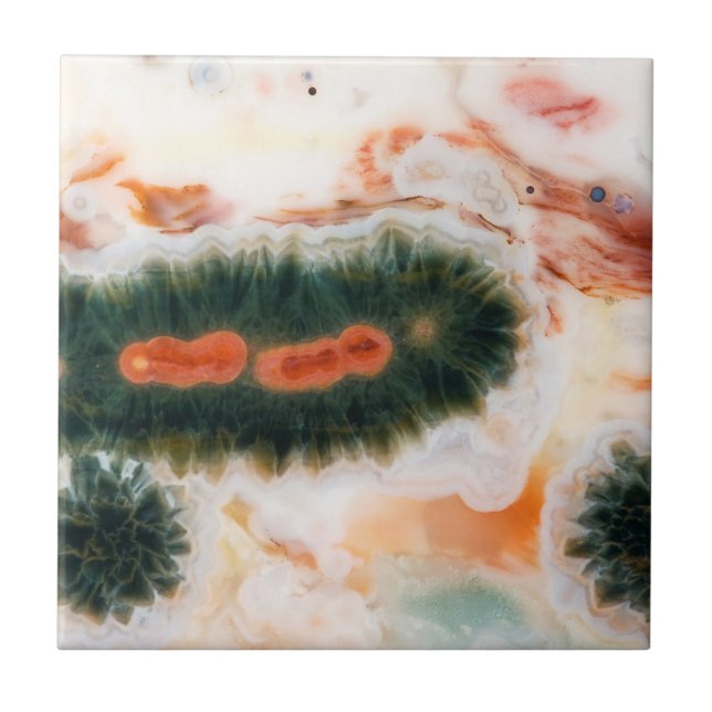 Carreau La pierre de jasper de l'océan à Madagascar (Devant)