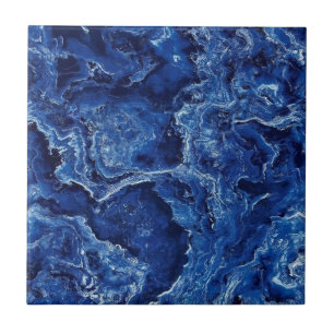 Carreau La pierre de marbre bleue Moderne Élégant