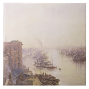 Carreau La piscine de l'hôtel d'Adelaïde, pont de Londres