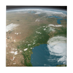 Carreau La Planète Panoramique Terre Et Les Etats-Unis.