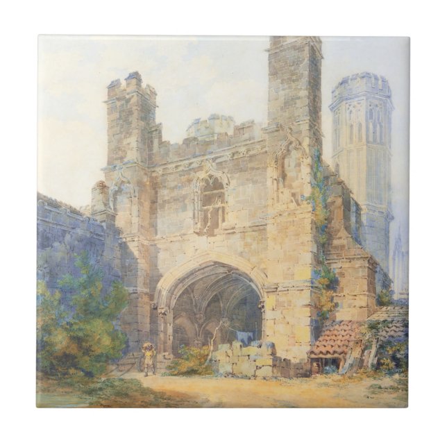 Carreau La porte de St Augustine, Cantorbéry (Devant)