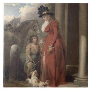 Carreau La porte du châtelain, c.1790 (huile sur la toile)