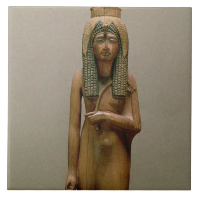 Carreau La Reine divine Ahmose Nefertari (bois peint) (Devant)