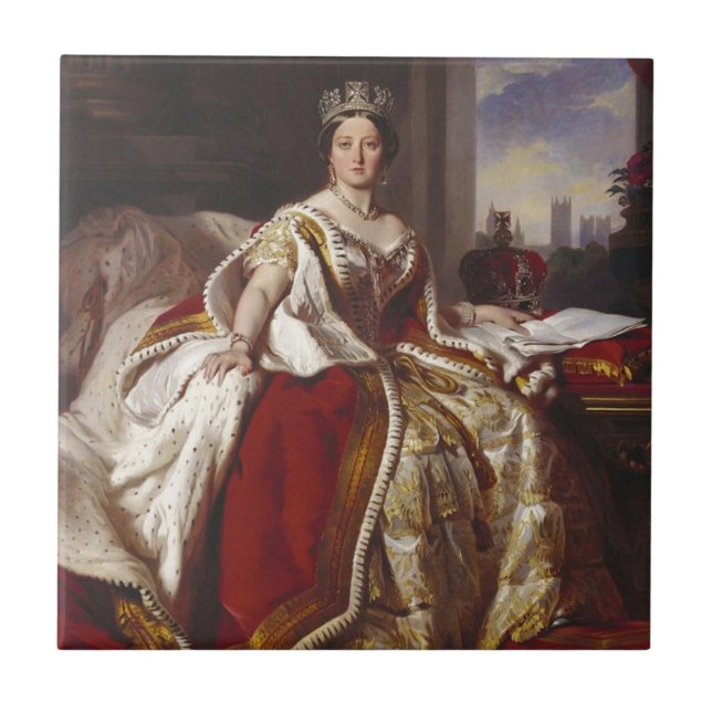 Carreau La Reine Victoria : Couronnement (Devant)