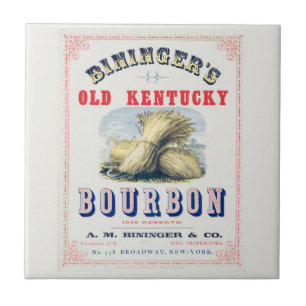 Carreau La réserve du vieux Kentucky Bourbon 1849 de Binin