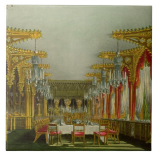 Carreau La salle à manger gothique à la Chambre de Carlton