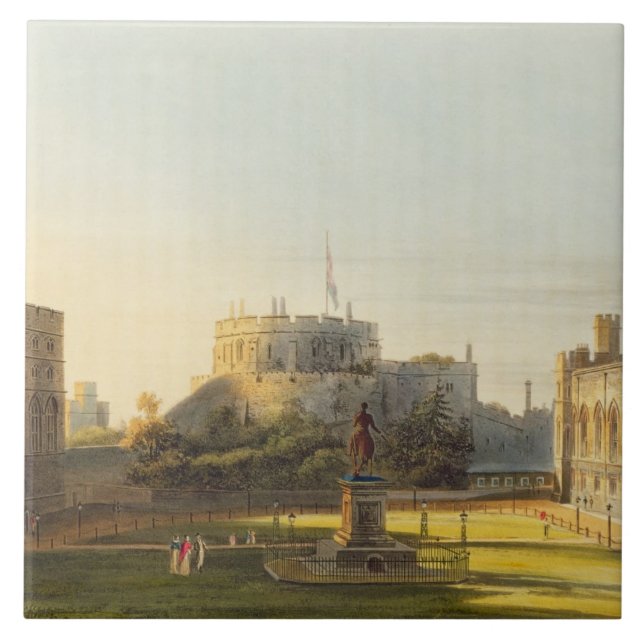 Carreau La salle supérieure, château de Windsor, de 'royal (Devant)