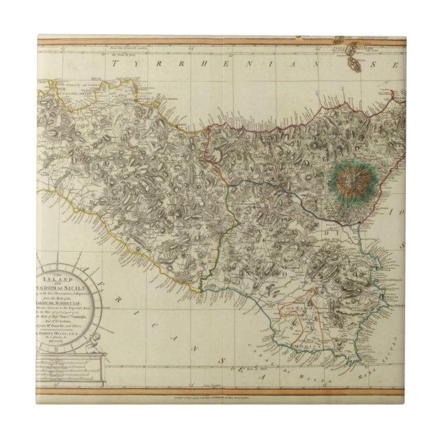 Carreau La Sicile, Italie (Devant)