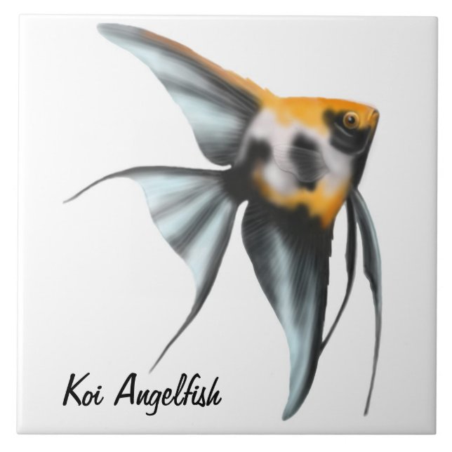 Carreau La tuile de scalaire de Koi (Devant)