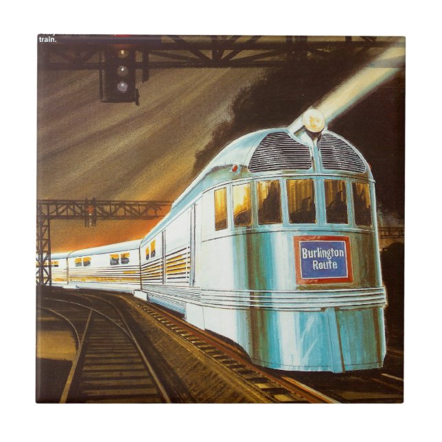 Carreau La tuile pionnière du zéphyr 1934 (Devant)