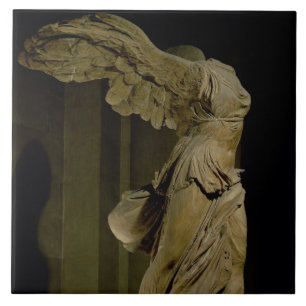 Carreau La victoire de Samothrace (marbre de Parian) (voir