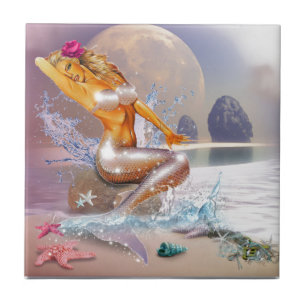 Carreau La vie comme sirène