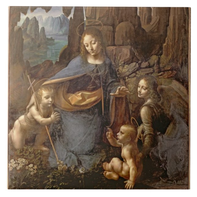 Carreau La Vierge des roches (Devant)
