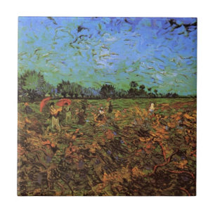 Carreau La vigne verte par Vincent van Gogh