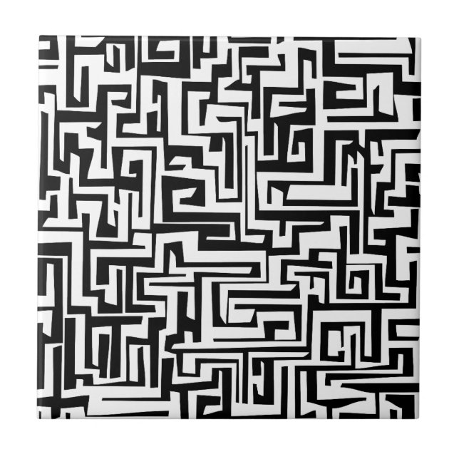Carreau Labyrinthe, conception de labyrinthe (Devant)
