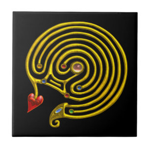 Carreau LABYRINTHE HYPER, Noir