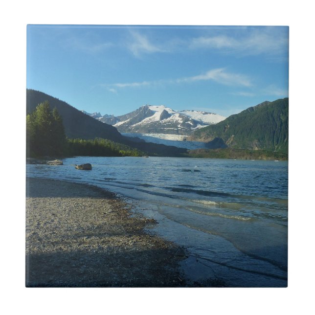 Carreau Lac Mendenhall dans Juneau Paysage de l'Alaska (Devant)