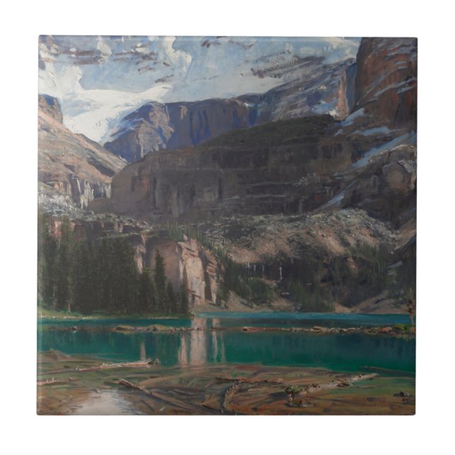 Carreau Lac O'Hara par John Singer Sargent, Art victorien (Devant)