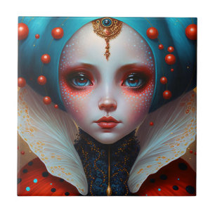 Carreau Ladybug Queen Cute Imaginaire Art