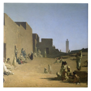 Carreau Laghouat au Sahara algérien, 1879