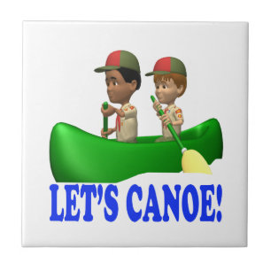 Carreau Laisse le canoë