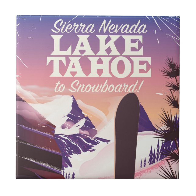 Carreau Lake Tahoe Sierra Nevada USA Poster d'affiche (Devant)