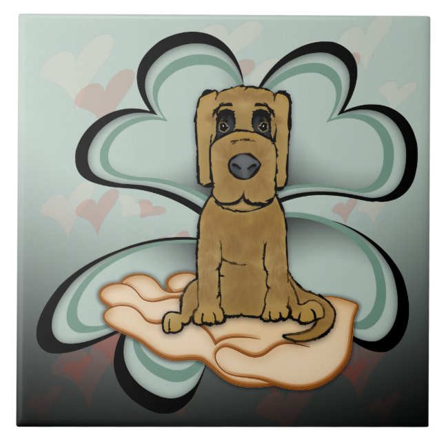 Carreau L'amour des chiots (Devant)