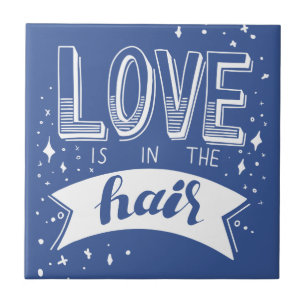 Carreau L'amour est dans les cheveux