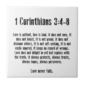 Carreau L'amour est patient