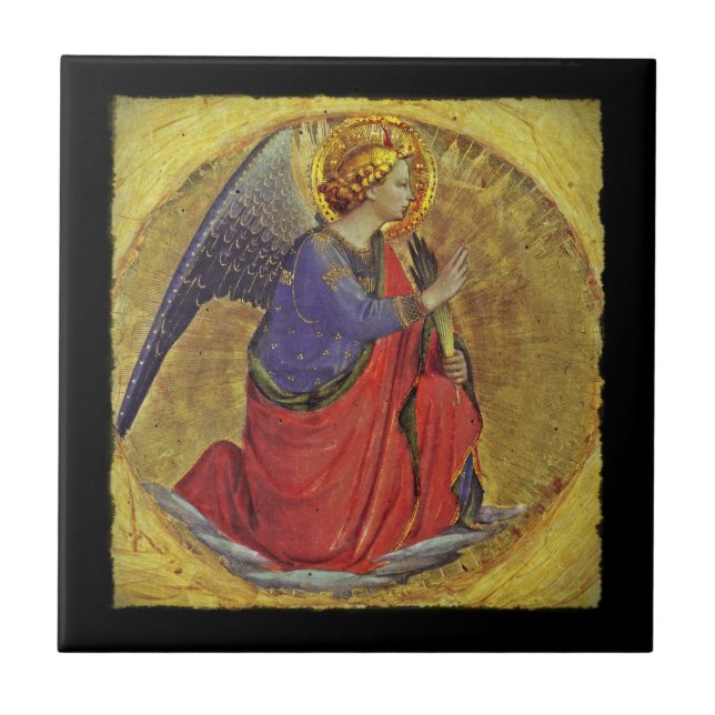 Carreau L'Ange de l'Annonciation de Fra Angelico (Devant)