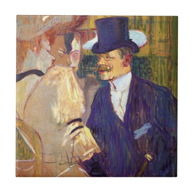 Carreau L'Anglais de Toulouse Lautrec, Art Vintage (Devant)