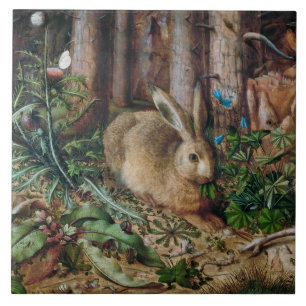 Carreau Lapin dans la forêt