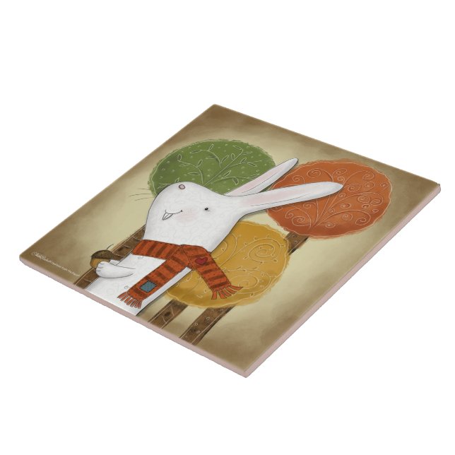 Carreau Lapin de bois avec maïs (Côté)