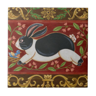 Carreau Lapin Folk