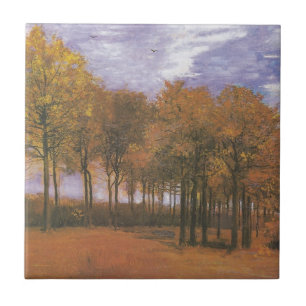 Carreau L'arbre d'automne d'automne de Van Gogh part du de