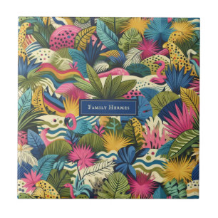 Carreau L'art Morris dans la jungle moderne