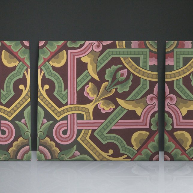 Carreau L'Art Nouveau Floral de Christopher Dresser (Créateur téléchargé)