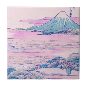 Carreau L'art Vintage japonais Fuji Ukiyo-e