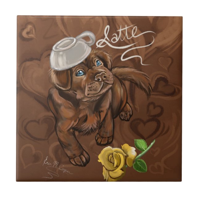 Carreau Latte du laboratoire de chocolat (Devant)