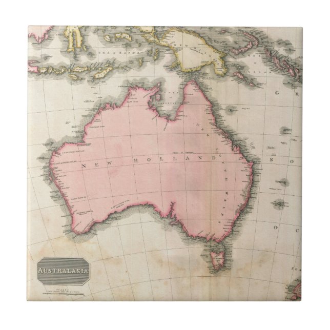Carreau L'Australie et le Pacifique occidental du sud (Devant)
