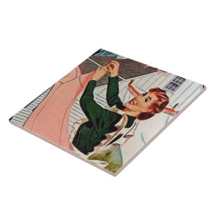 Carreau laverie vintage rétro