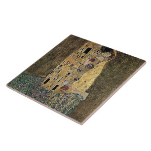 Carreau Le baiser de Gustav Klimt (circa 1908)