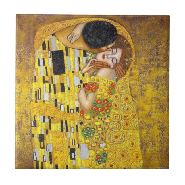 Carreau  le baiser - Gustav Klimt   (Devant)