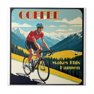 Carreau Le Café Fait Que Cela Se Passe En Cyclisme