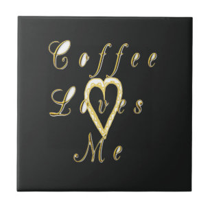 Carreau Le café m'aime.