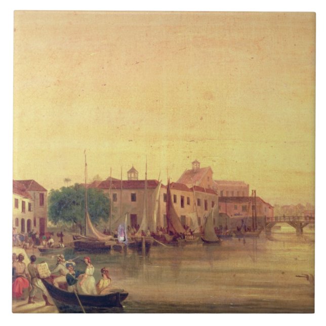 Carreau Le carénage, Bridgetown, Barbade, c.1848 (Devant)